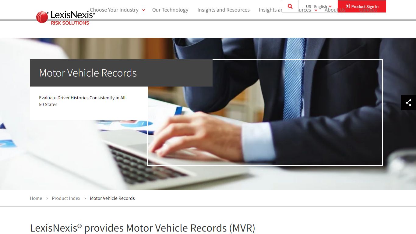 Motor Vehicle Records | LexisNexis Risk Solutions